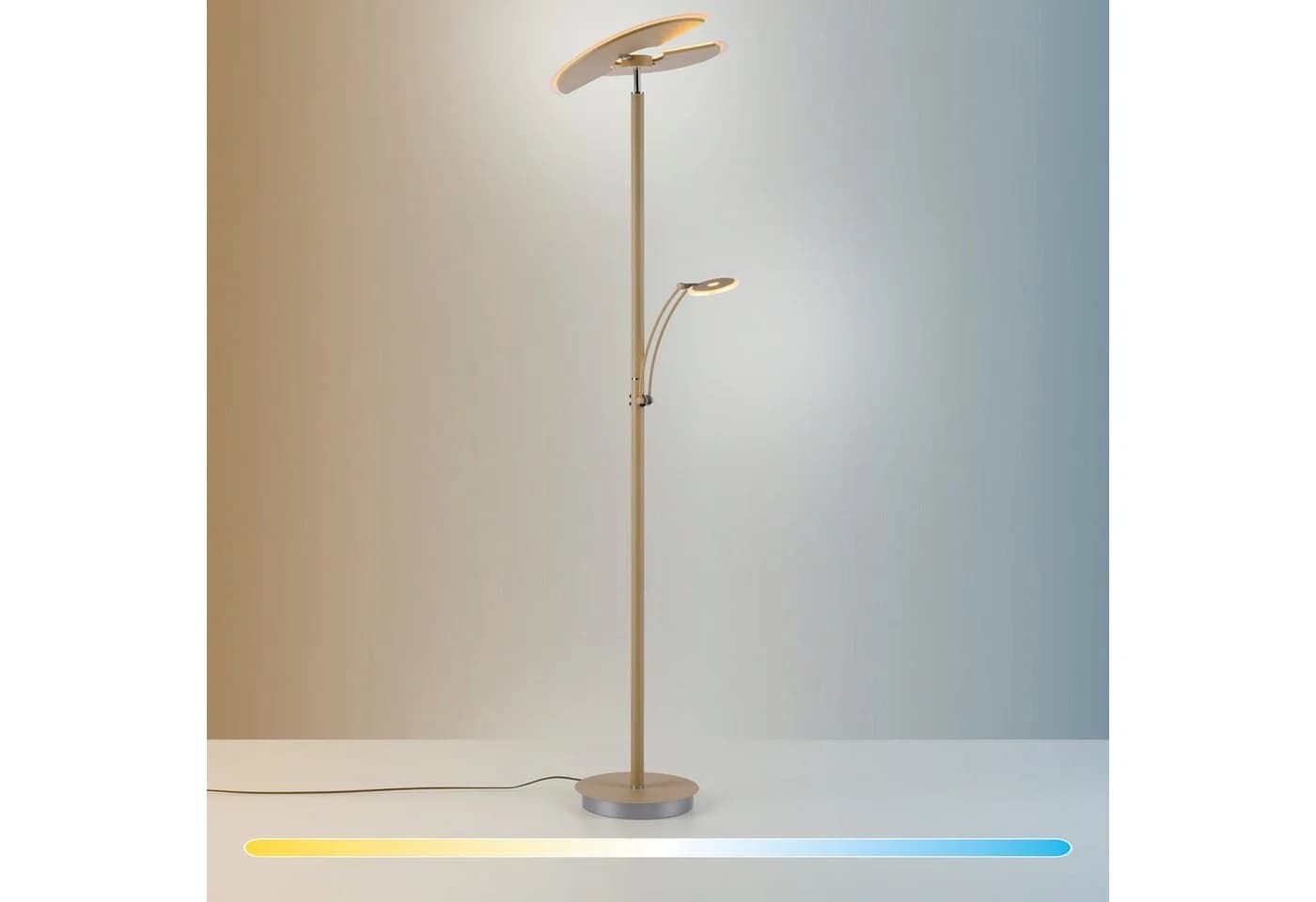 PAUL NEUHAUS LED Deckenfluter ARTUR Sand Dimmbar 2700-5000K - Bild 5