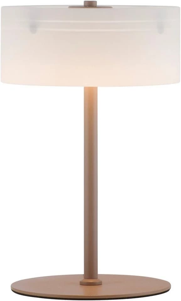 Moderne LED Tischleuchte aus Glas und Sand - Bild 2