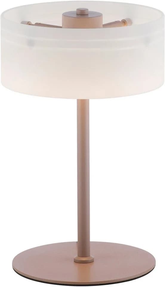 Moderne LED Tischleuchte aus Glas und Sand - Bild 3