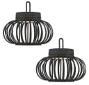 JUST LIGHT LED Tischleuchte 2er Set Schwarz Touchdimmer Bild 1