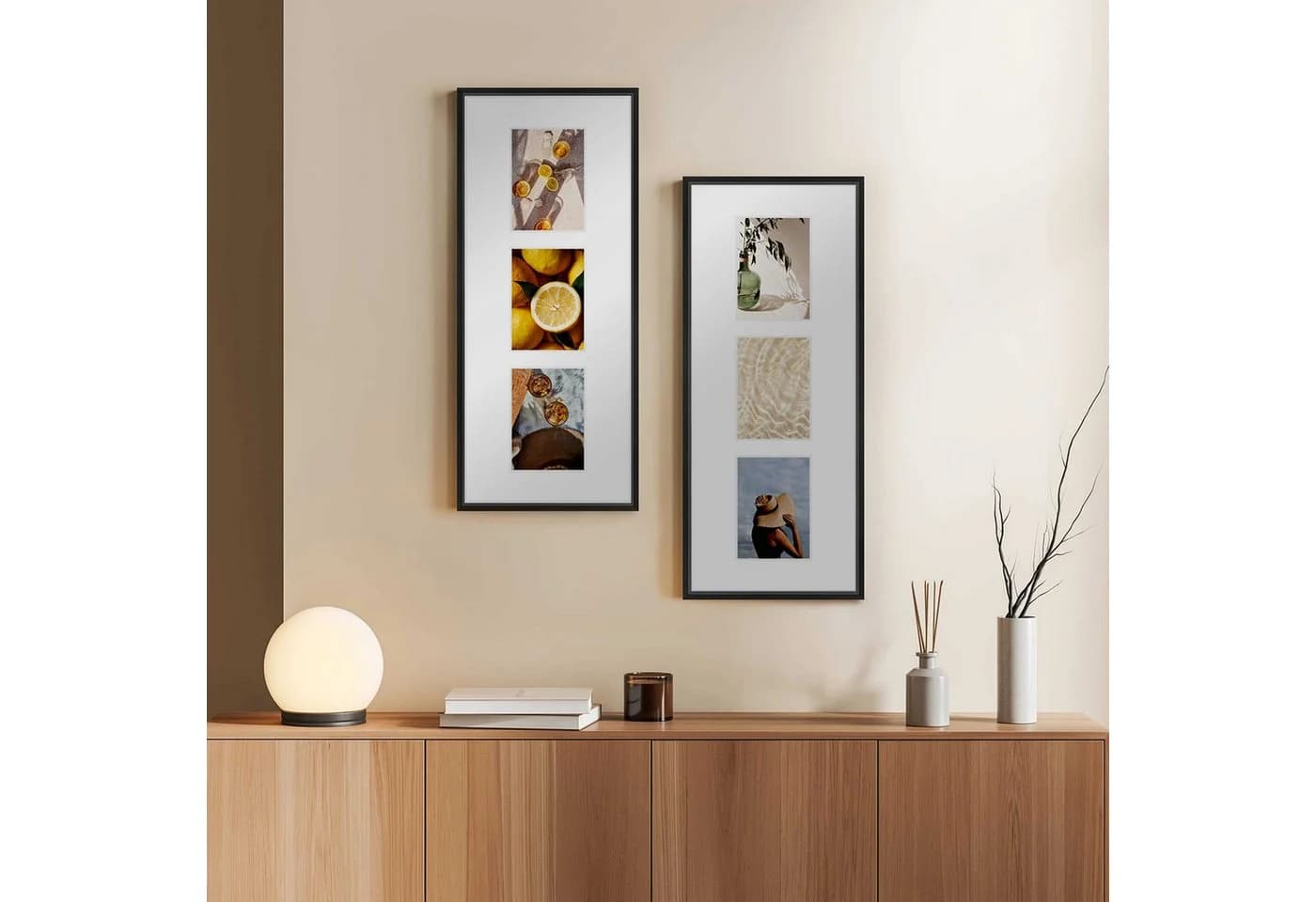 Nielsen Bilderrahmen Collage Gallery Junior Schwarz Matt Aluminium