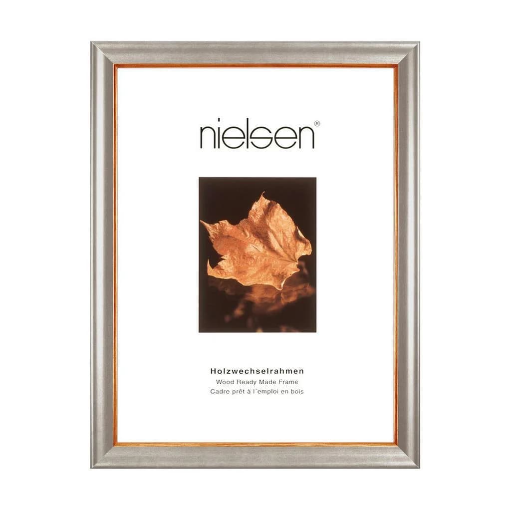 Holz-Wechselrahmen derby Silber Modern