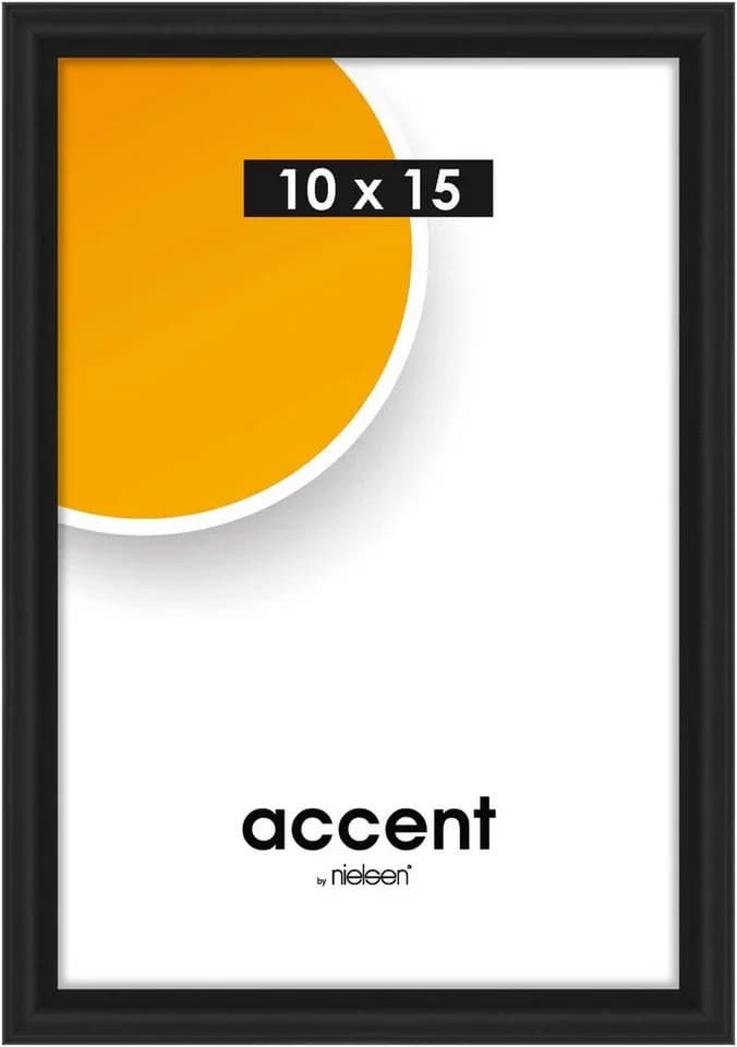 accent by nielsen Bilderrahmen Colorado Uni Kunststoff Schwarz - Bild 2