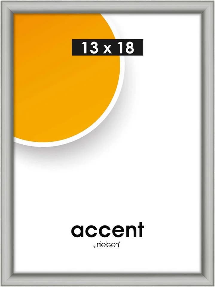 accent by nielsen Bilderrahmen Colorado Uni Silber Matt Kunststoff - Bild 2
