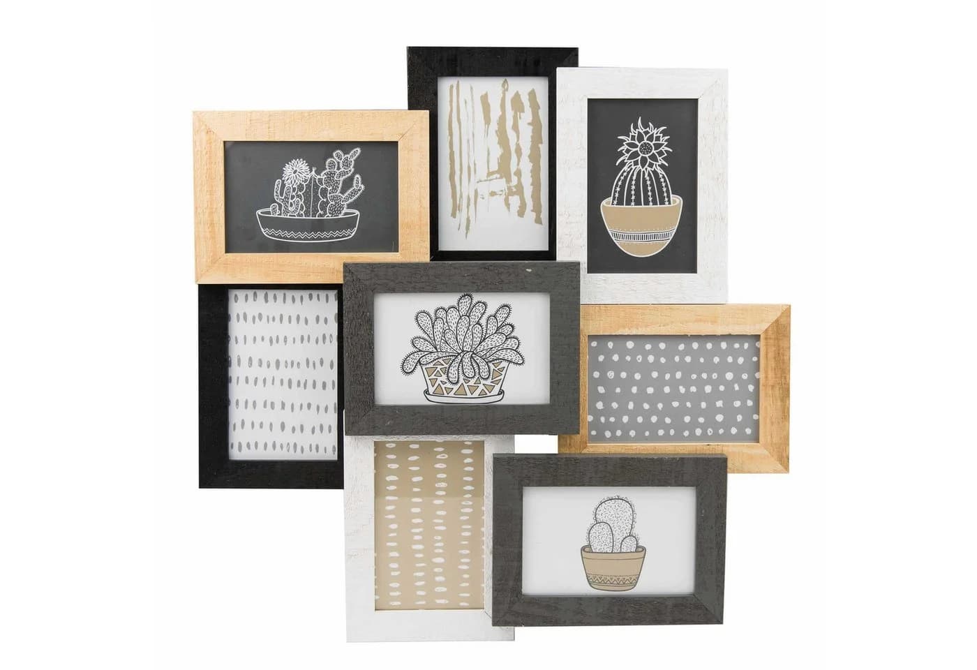 accent by nielsen Collagerahmen 3D Collage 8 Fotos Holz Bunt - Bild 2
