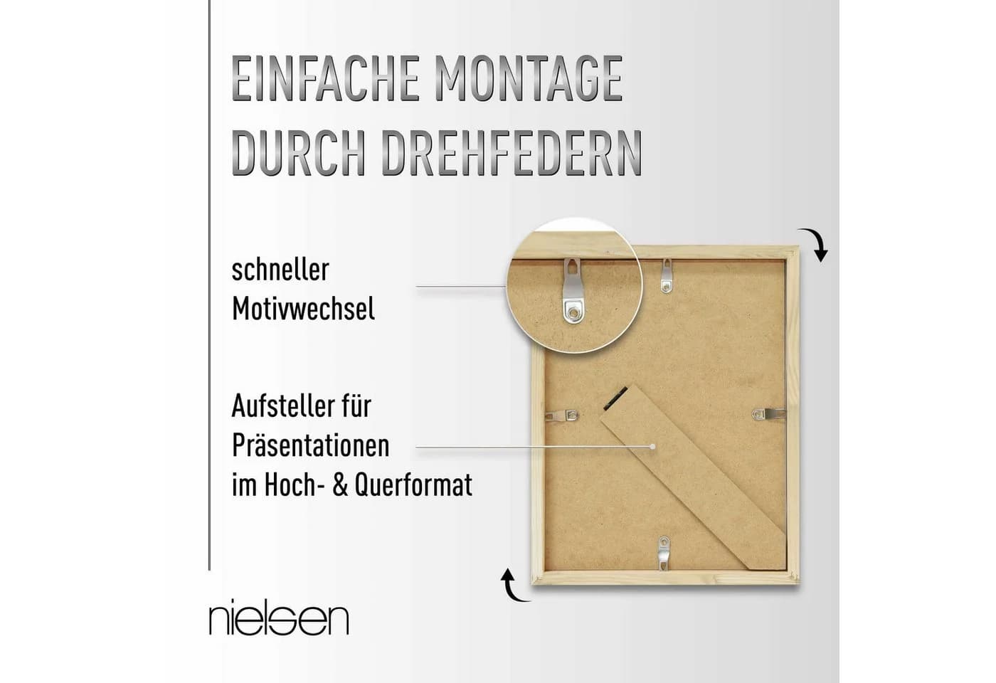 Nielsen Holzrahmen 6517003 Quadrum 15x20cm Eiche - Bild 5
