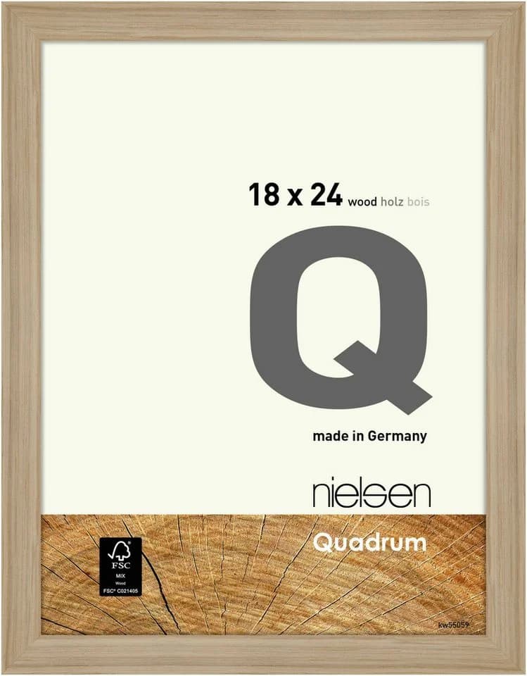 Nielsen Holzrahmen Quadrum 18x24cm Eiche - Bild 2