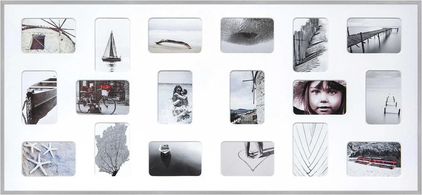 DEHA DESIGN Bilderrahmen Tribeca Collage Silber - Bild 2