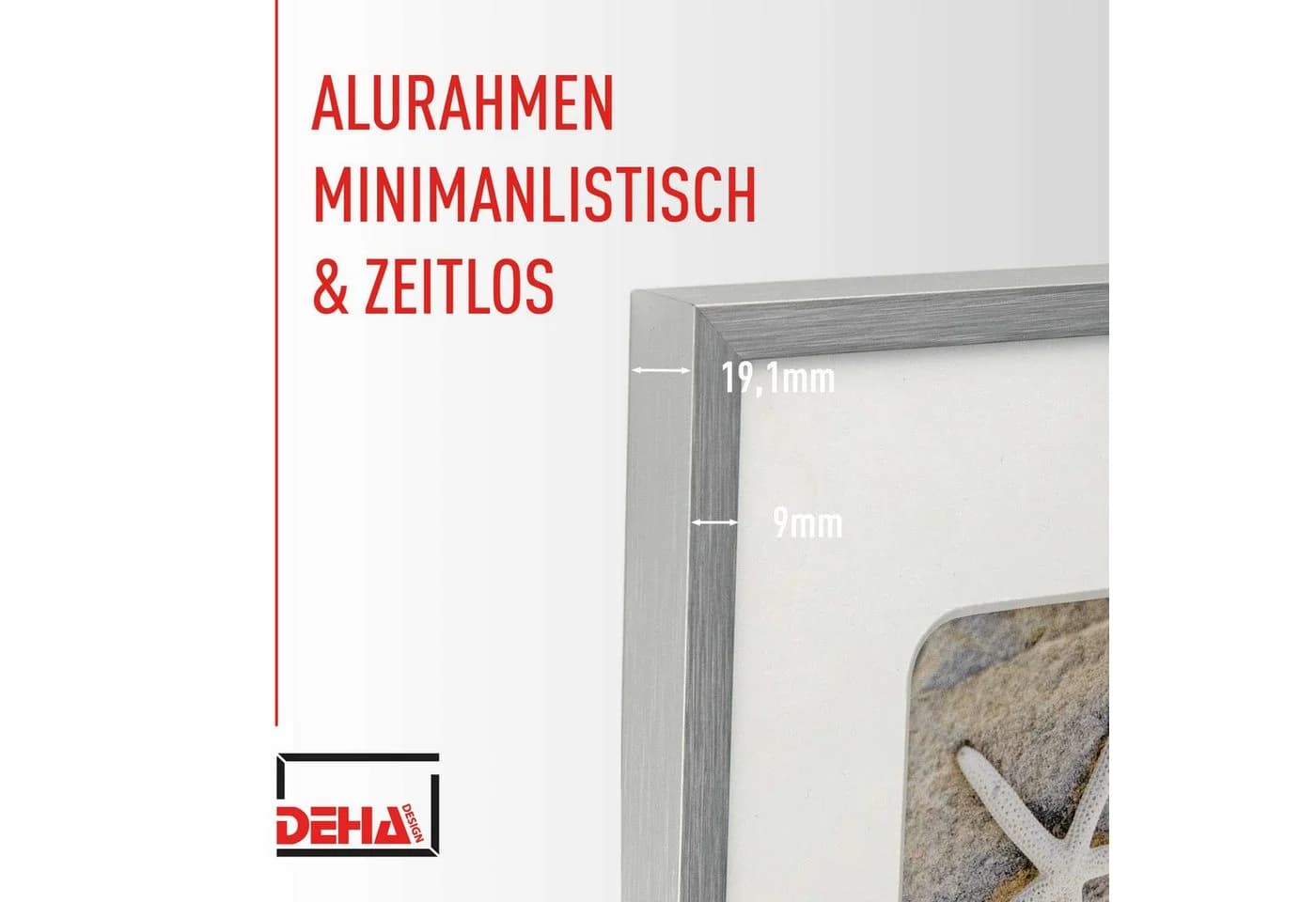 DEHA DESIGN Bilderrahmen Tribeca Collage Silber - Bild 3