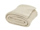 nielsen HOME Wohndecke Alen 100% Baumwolle Grob Gestrickt Creme Weiß Bild 2