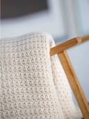 nielsen HOME Wohndecke Alen 100% Baumwolle Grob Gestrickt Creme Weiß Bild 5