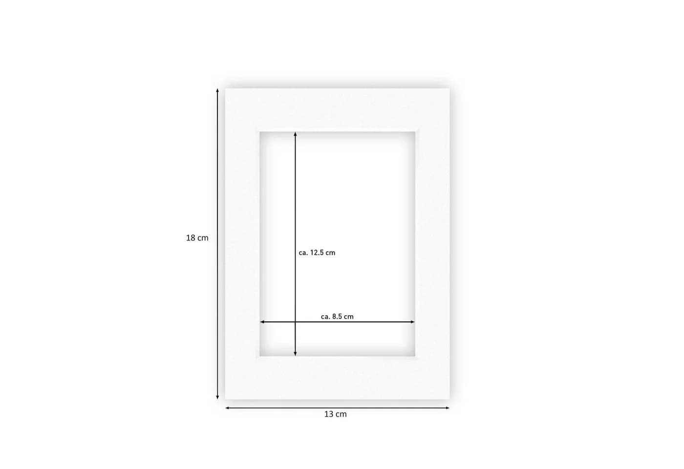 Nielsen Bilderrahmen Passepartout Conservation 1,5 mm, (5 St) Reinweiß - Bild 4