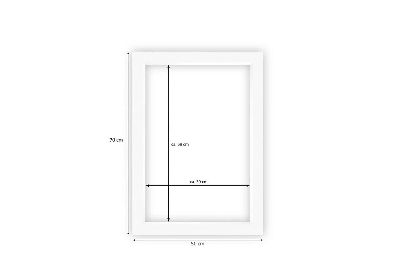 Nielsen Bilderrahmen Passepartout Conservation 1,5 mm Weiß 50x70 cm - Bild 3