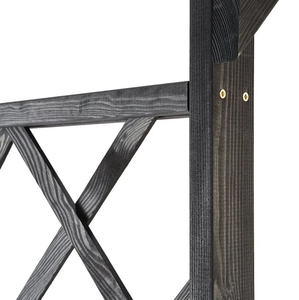 PROMADINO Rosenbogen Pergola Ben Anthrazit mit Rankhilfen - Bild 4
