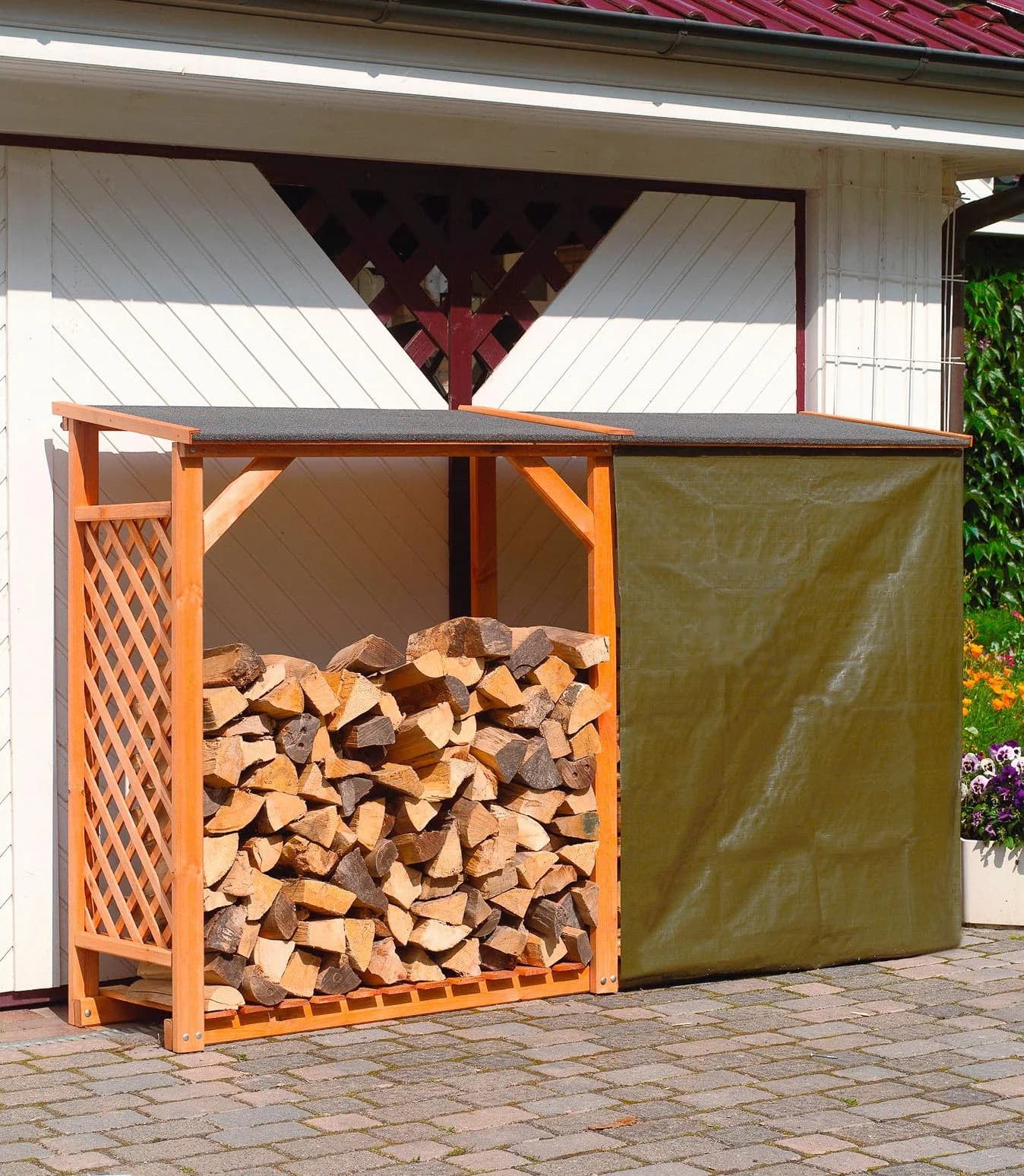 PROMADINO Schutzplane Grün 120x140cm Polyethylen (PE)