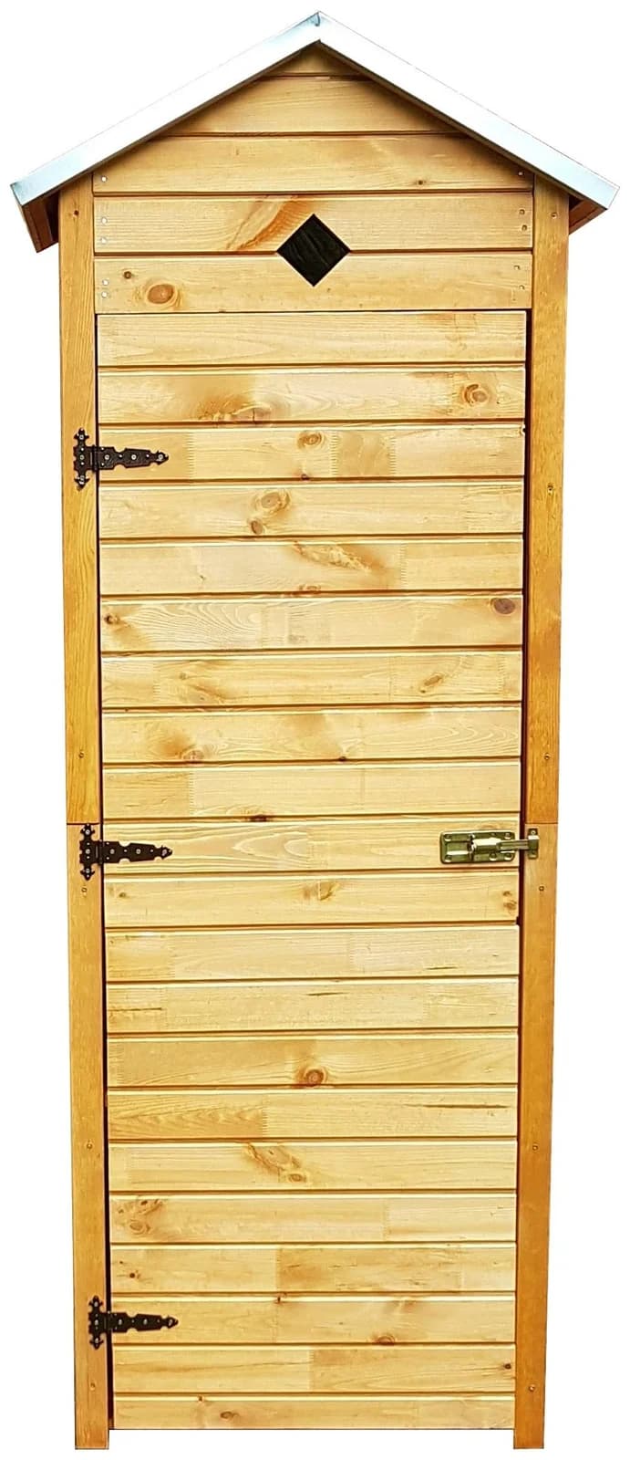 PROMADINO Garten-Geräteschrank Babylon Honigbraun Holzwerkstoff