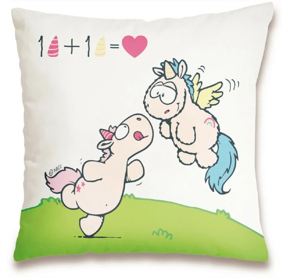 Nici Dekokissen Kuschelkissen Einhorn Theodor and Friends Plüsch