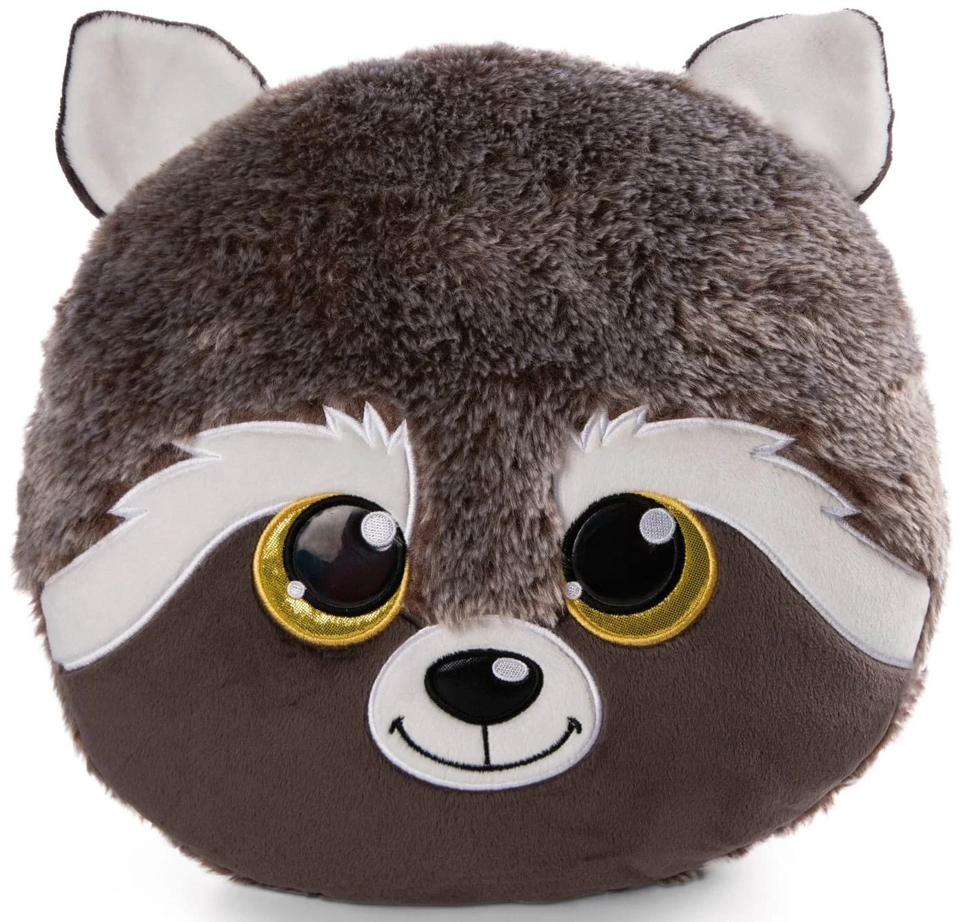 Nici Dekokissen Glubschis Waschbär Clooney Grau-Weiß - Bild 2