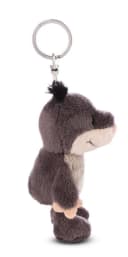 Nici Schlüsselanhänger Maulwurf 10 cm Plüsch Grau Bild 1