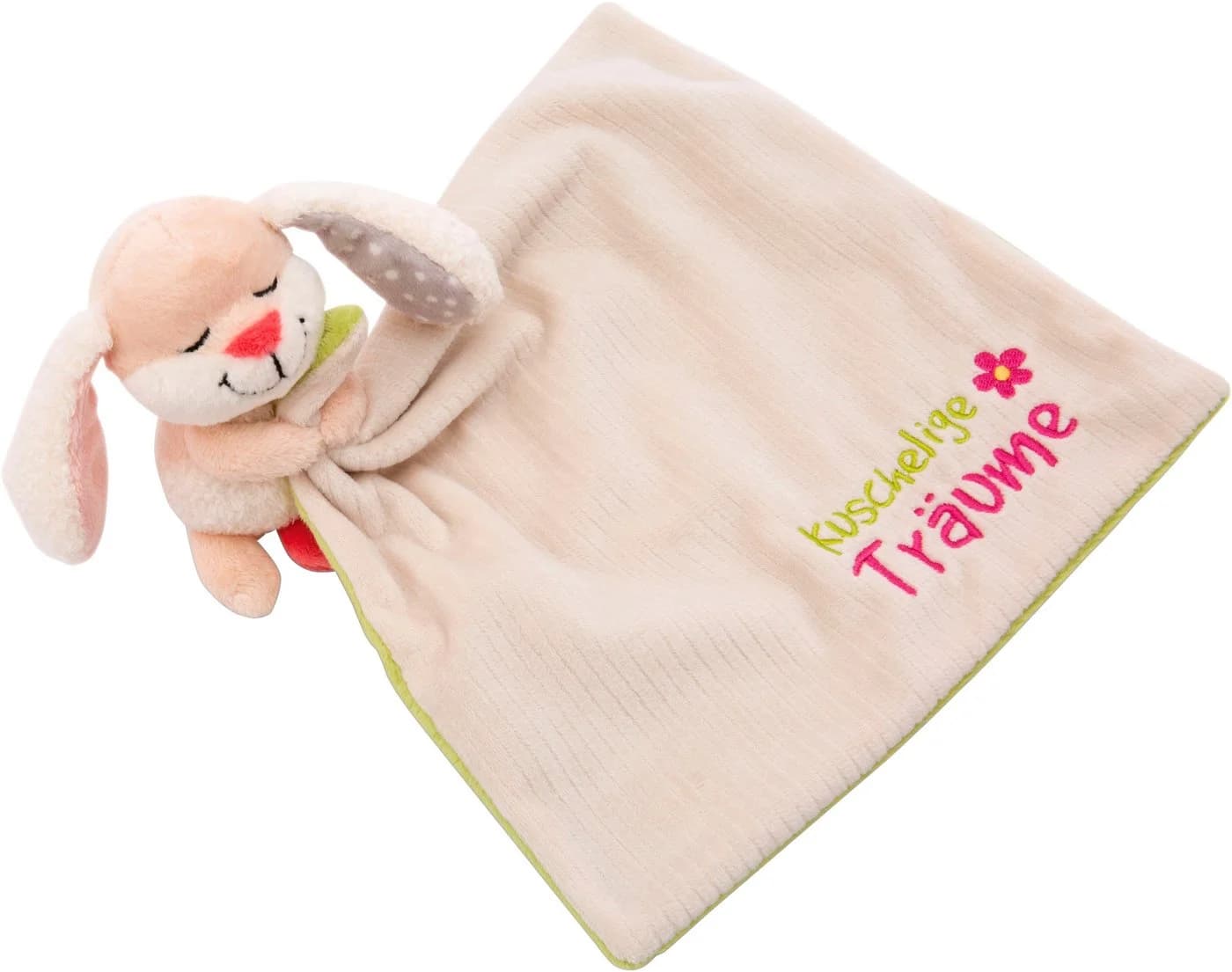 Nici Schmusetuch My First NICI Hase Beige Hellgrün Kuschelige Träume