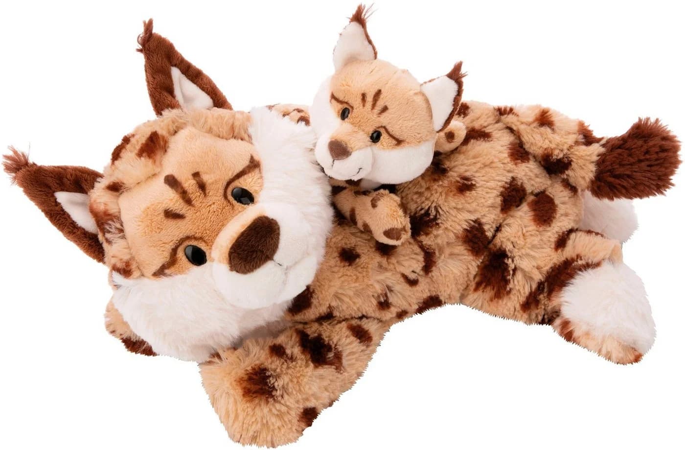 Nici Kuscheltier Wild Friends GREEN Luchs Mutter & Kind Set