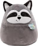 NICI Chill-NICI Waschbär Plüschfigur Grau 30 cm Marshmallow-Textur Bild 2