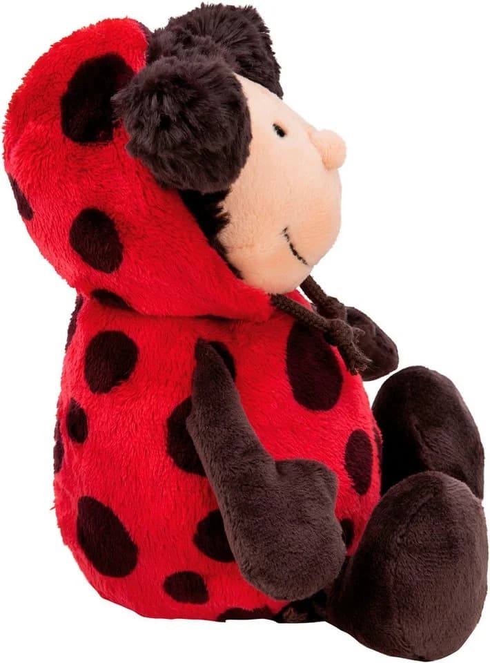 Nici Kuscheltier Marienkäfer Dotti-Lotti 25 cm Grün Rot Kapuze