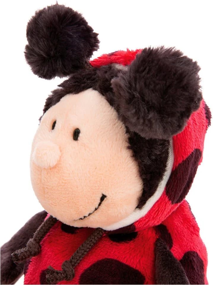Nici Kuscheltier Marienkäfer Dotti-Lotti 25 cm Grün Rot Kapuze - Bild 5