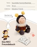 Nici Kuscheltier Hummel Beelinda 35 cm Bild 4
