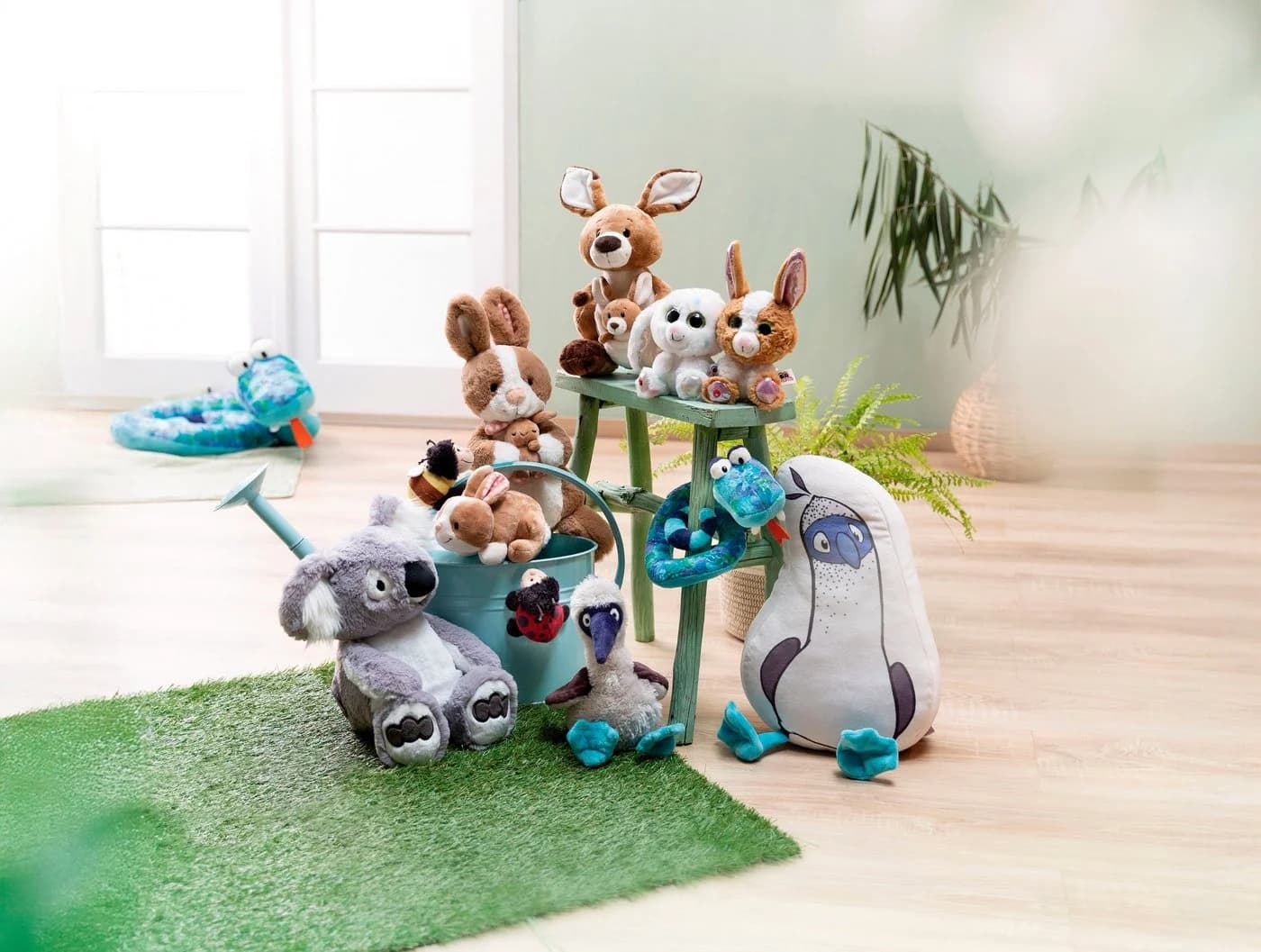 Nici Kuscheltier Wild Friends GREEN Schlange ZsaZsa 25 cm