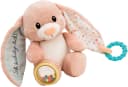 Nici Activity Hase Fjella Kuscheltier mit Beißring und Rassel Beige Bild 2