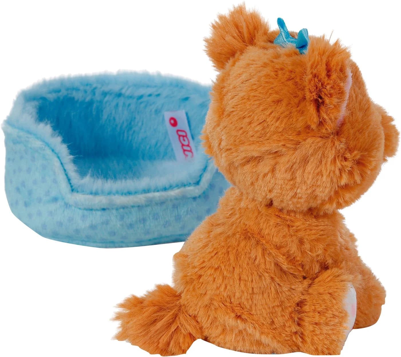 Nici Kuscheltier Little Paws Yorkshire Terrier 12 cm mit Körbchen Blau - Bild 3