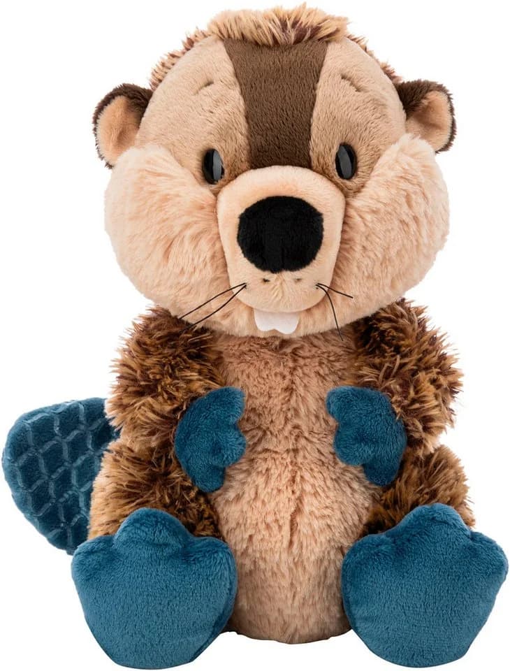 Nici Kuscheltier Forest Friends Biber Harry Woodsnacker 30 cm Braun/Blau - Bild 3