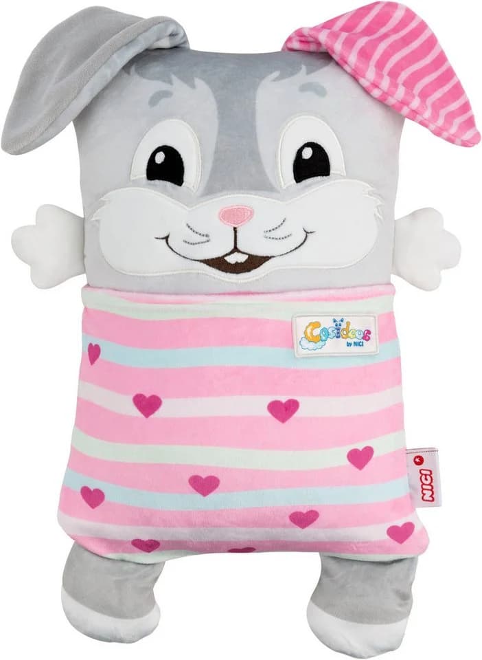 Nici Kuscheltier Cosidoos Hase Wendefunktion Grau/Rosa - Bild 2
