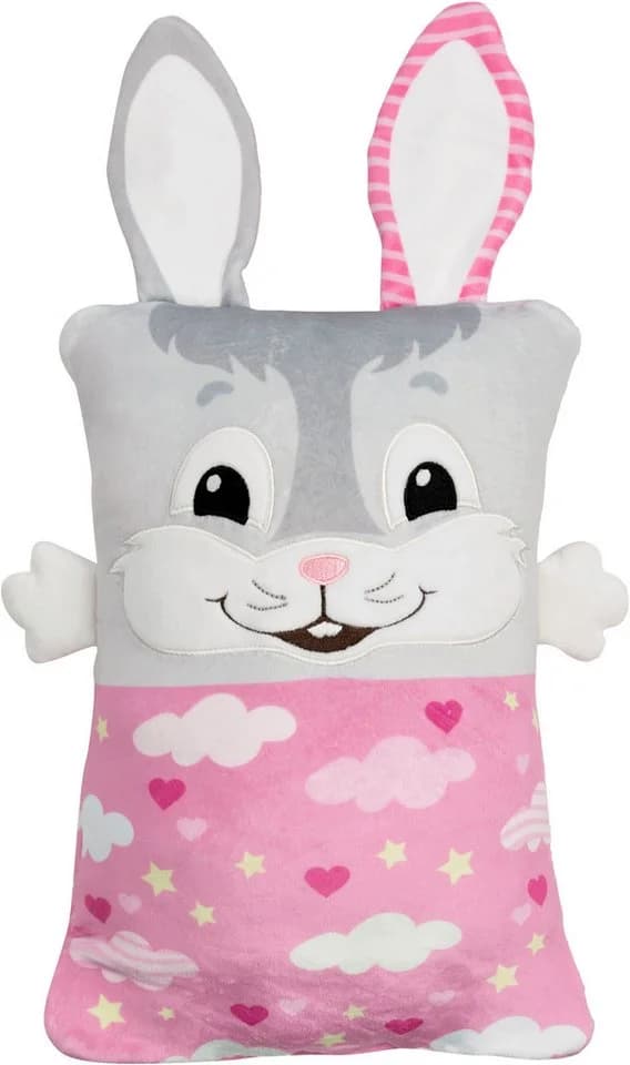 Nici Kuscheltier Cosidoos Hase Wendefunktion Grau/Rosa - Bild 4