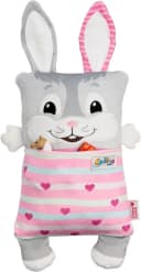 Nici Kuscheltier Cosidoos Hase Wendefunktion Grau/Rosa Bild 5