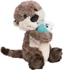 Nici Kuscheltier Otter Oda mit Fisch 25 cm Bild 2