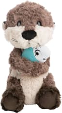 Nici Kuscheltier Otter Oda mit Fisch 25 cm Bild 3