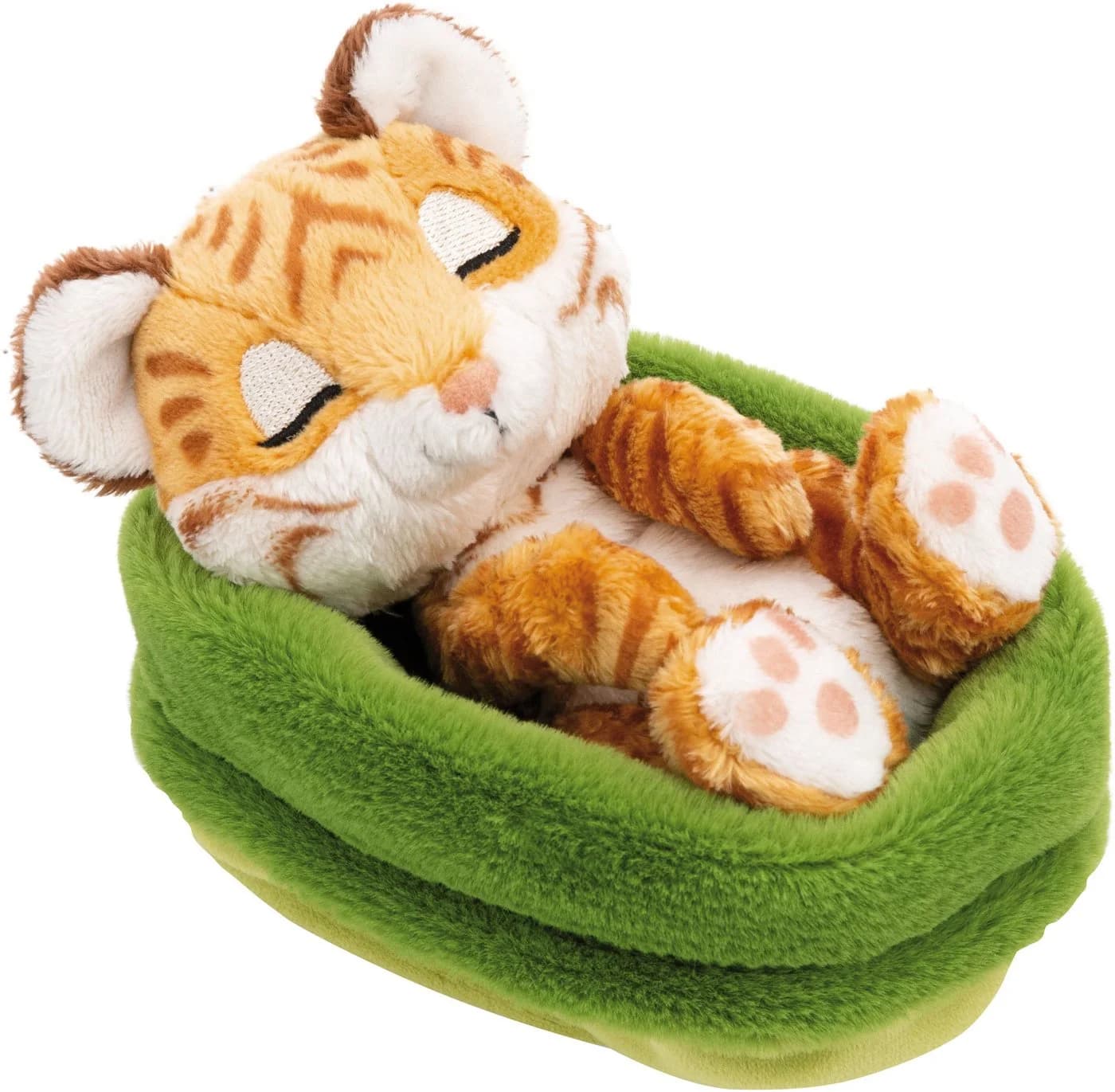 Nici Kuscheltier Sleeping Pets Tiger 12 cm im Körbchen - Bild 2