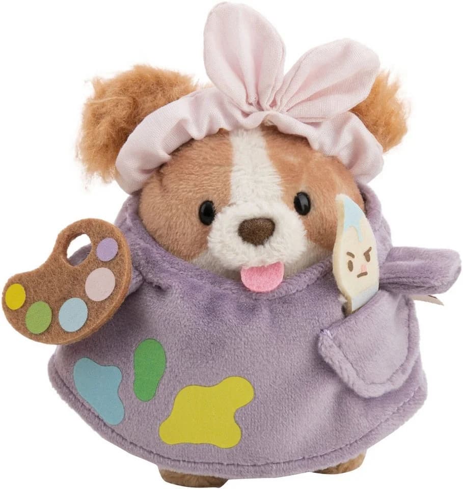 Nici Kuscheltier mymochi Spaniel Brushy 8 cm Maler-Outfit - Bild 2