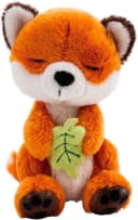 Nici Kuscheltier Sleeping Pets GREEN Fuchs mit Blatt 12 cm grün Bild 4