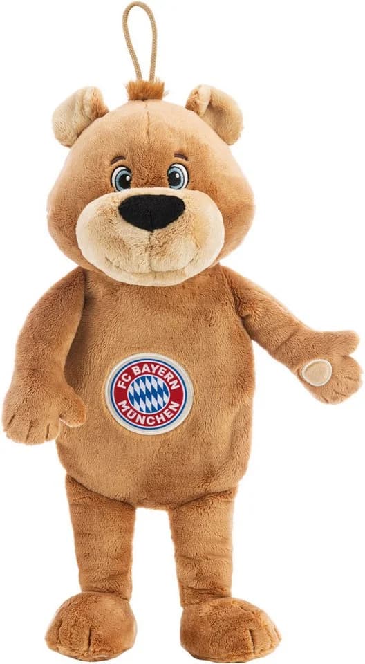 Nici Wärmflasche FC Bayern München Berni 300 ml Plüsch Braun - Bild 2