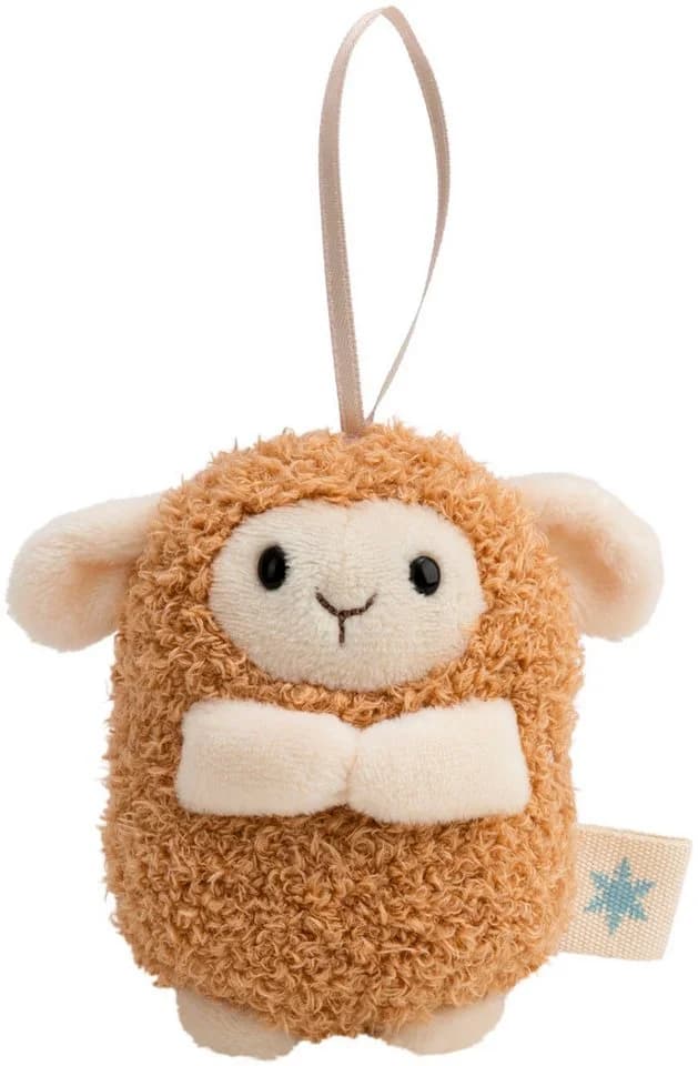 Nici Kuscheltier mymochi Wools Schaf 8cm braun mit Rentierkostüm & Glocke - Bild 4
