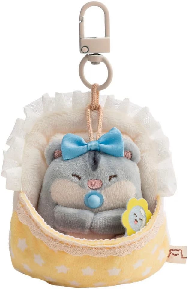Nici Kuscheltier mymochi Hamster Shai 7cm Set mit Rassel & Bettchen - Bild 2