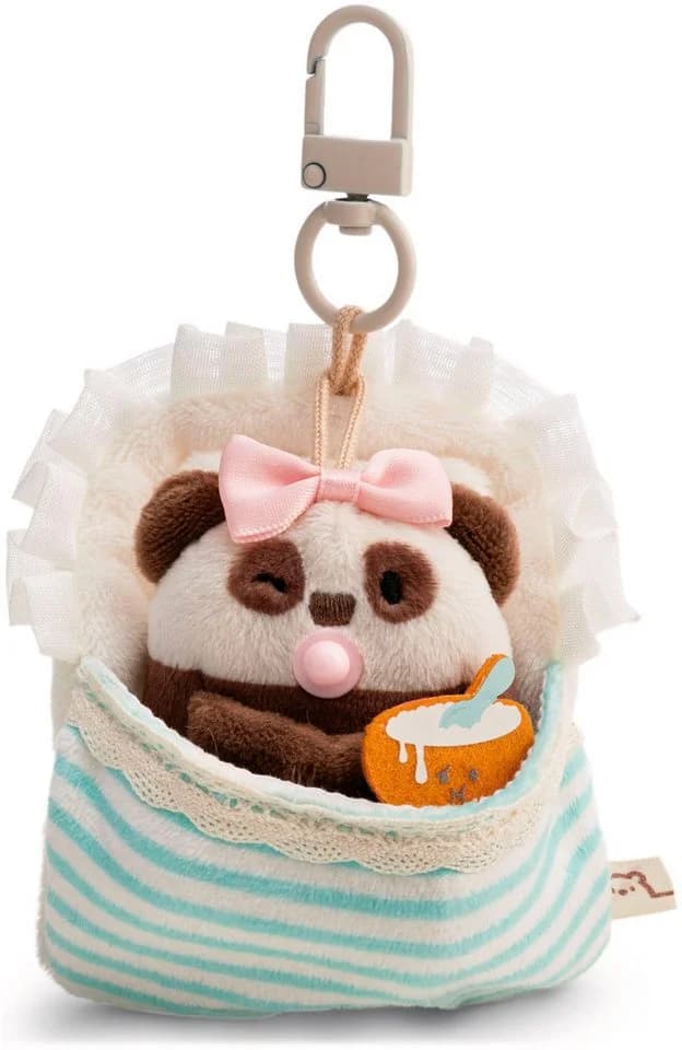 Nici Kuscheltier mymochi Panda Kono 7cm Set mit Bettchen & Breischale - Bild 2