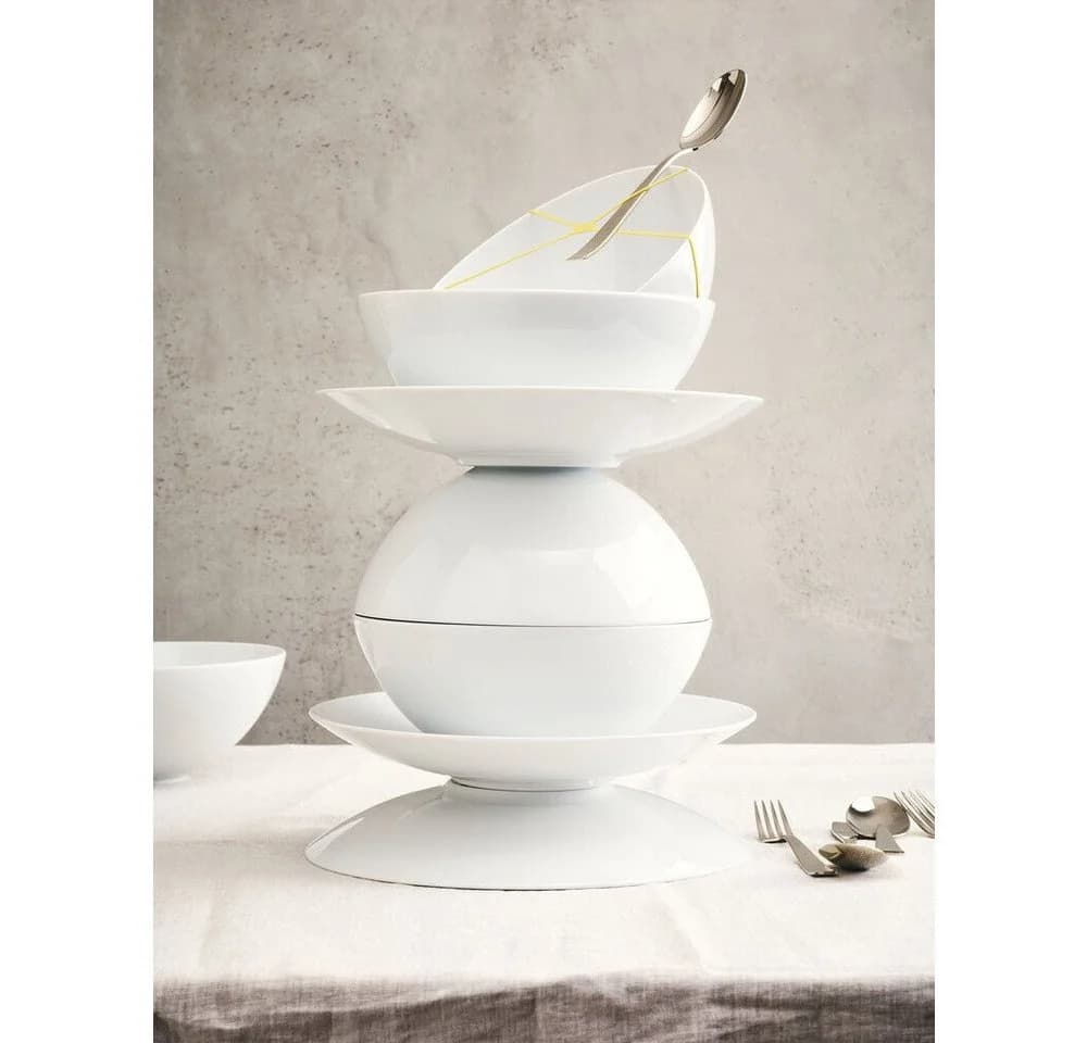 Rosenthal Suppenteller TAC Gropius Weiß 20 cm Porzellan - Bild 3
