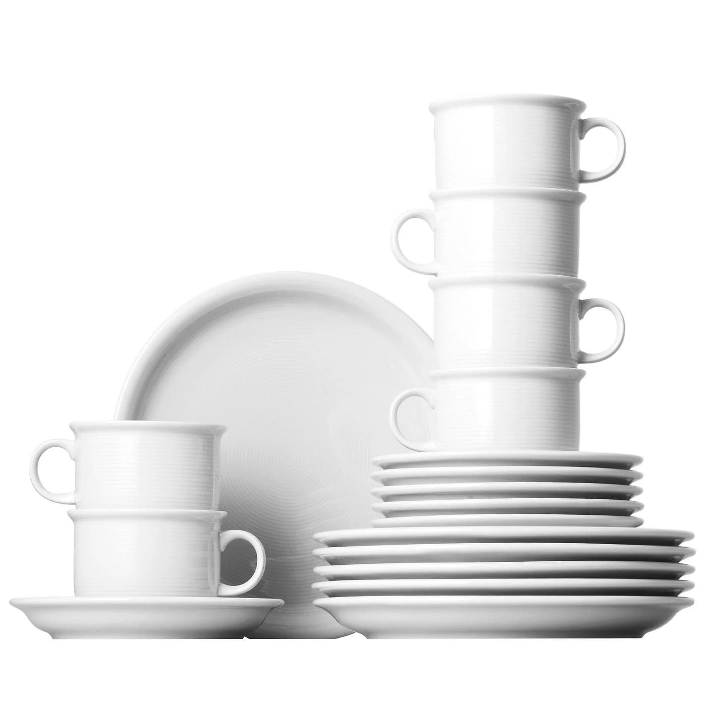 Kaffeeservice Thomas TREND weiß 18-tlg. Porzellan