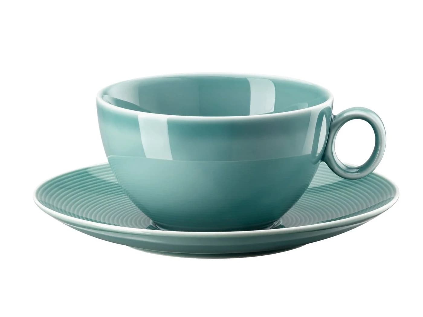 Thomas Porzellan Tasse Loft Colour Ice Blue Kombitasse 2tlg.