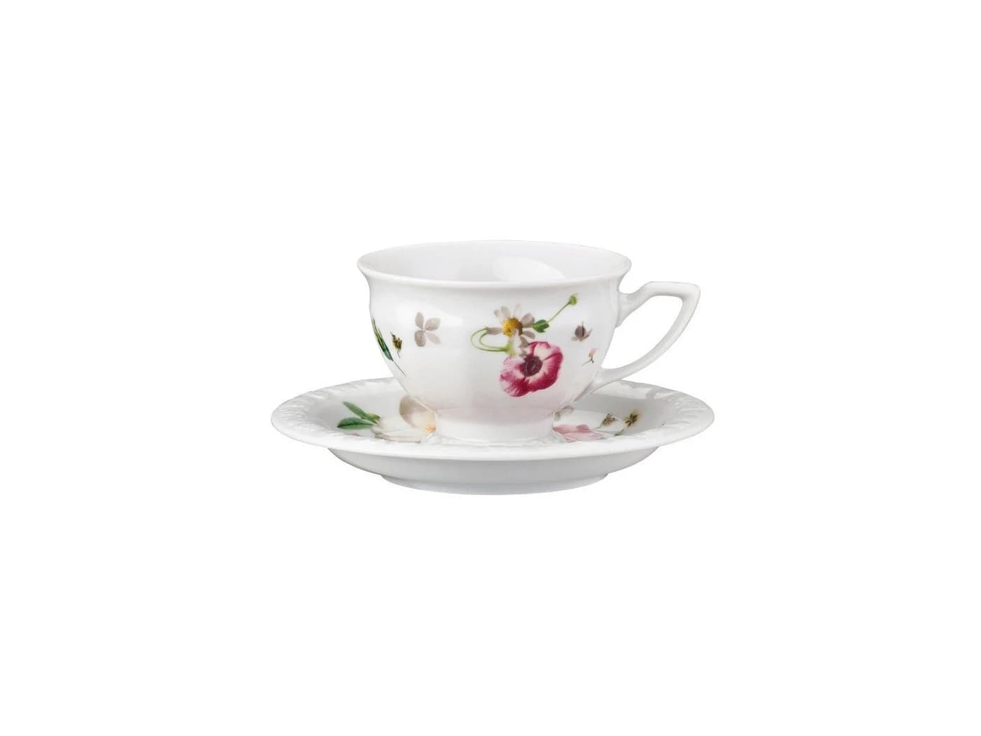 Rosenthal Espressotasse Maria Pink Rose 2-tlg. Weiß/Rosa Porzellan - Bild 2