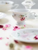 Rosenthal Espressotasse Maria Pink Rose 2-tlg. Weiß/Rosa Porzellan Bild 5